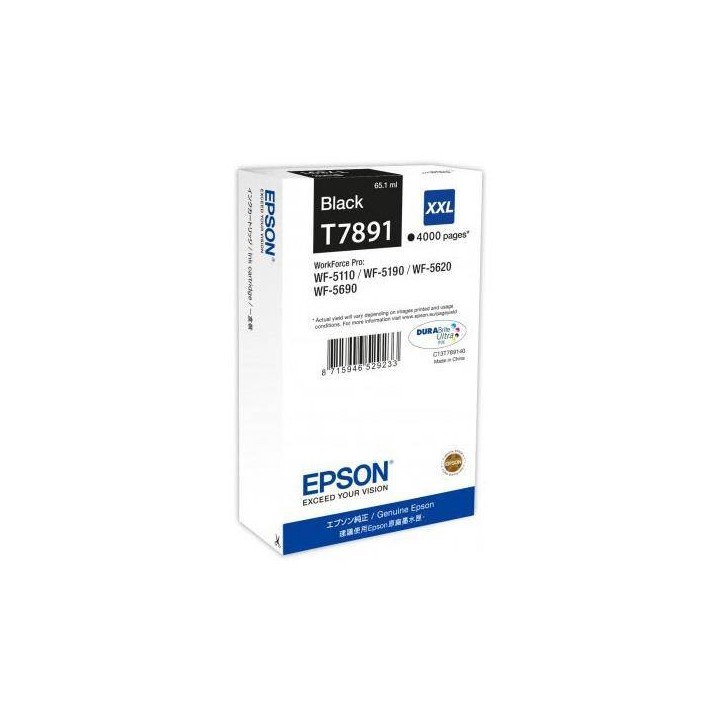 TUSZ ORYGINALNY EPSON T7891/XXL C13T789140 CZARNY 4000 STRON