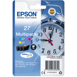 TUSZ ORYGINALNY EPSON T2705 C13T27054012 CMY 3 X 3,6 ML