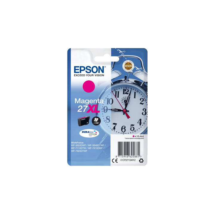 TUSZ ORYGINALNY EPSON T2713 C13T27134012 MAGENTA 10,4 ML