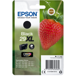 TUSZ ORYGINALNY EPSON T2991 C13T29914012 CZARNY 11,3 ML