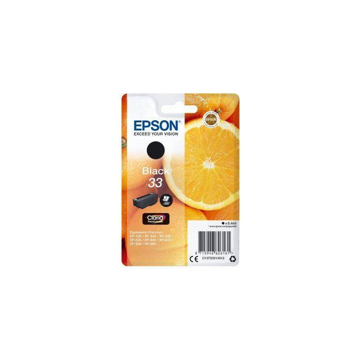 TUSZ ORYGINALNY EPSON T3331 C13T33314012 CZARNY 6,4 ML