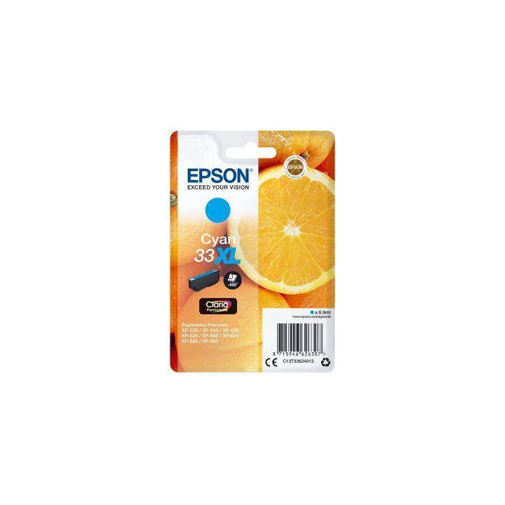 TUSZ ORYGINALNY EPSON T3362 C13T33624012 CYAN 8,9 ML