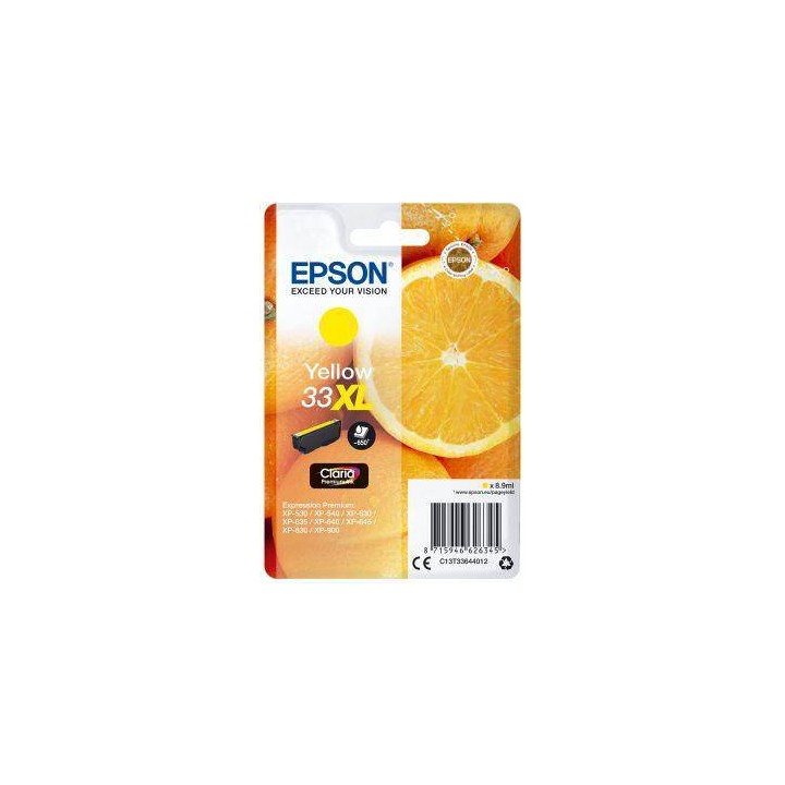 TUSZ ORYGINALNY EPSON T3364 C13T33644012 YELLOW 8,9 ML