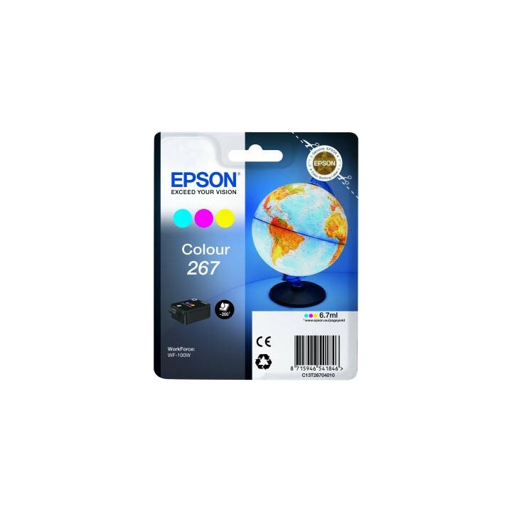 TUSZ ORYGINALNY EPSON T2670 C13T26704010 3-COLOUR 200 STRON