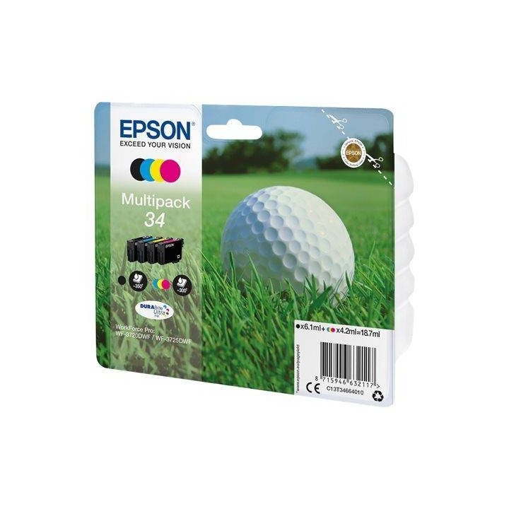 TUSZ ORYGINALNY EPSON T3466 C13T34664010 CMYK 18,7B ML