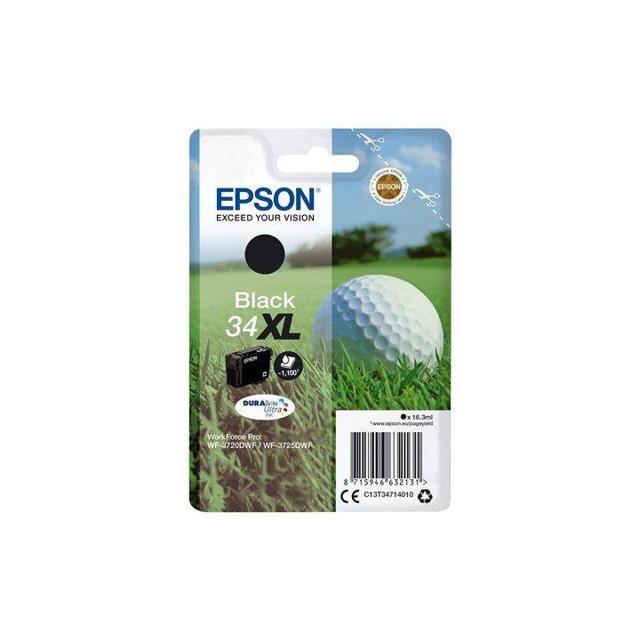 TUSZ ORYGINALNY EPSON T3471 C13T34714010 CZARNY 16,3 ML