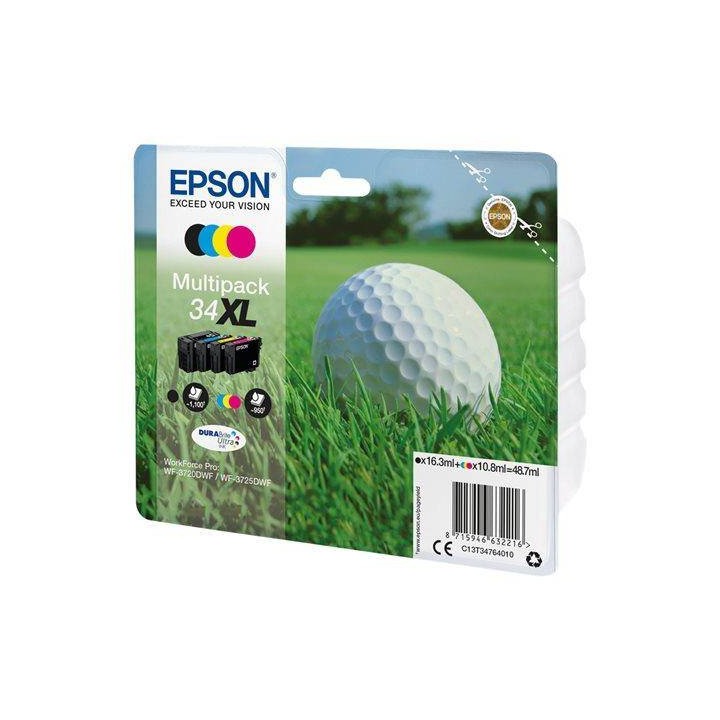 TUSZ ORYGINALNY EPSON T3476 C13T34764010 CMYK 48,7 ML