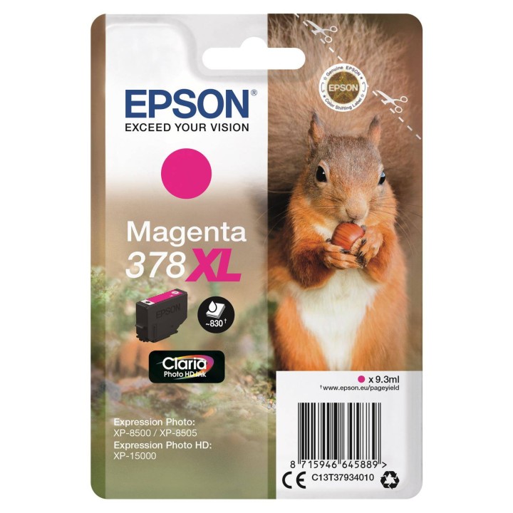 TUSZ ORYGINALNY EPSON T3793 C13T37934010 MAGENTA 830 STRON