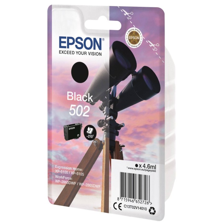 TUSZ ORYGINALNY EPSON T02V14010 C13T02V14010 CZARNY 210 STRON