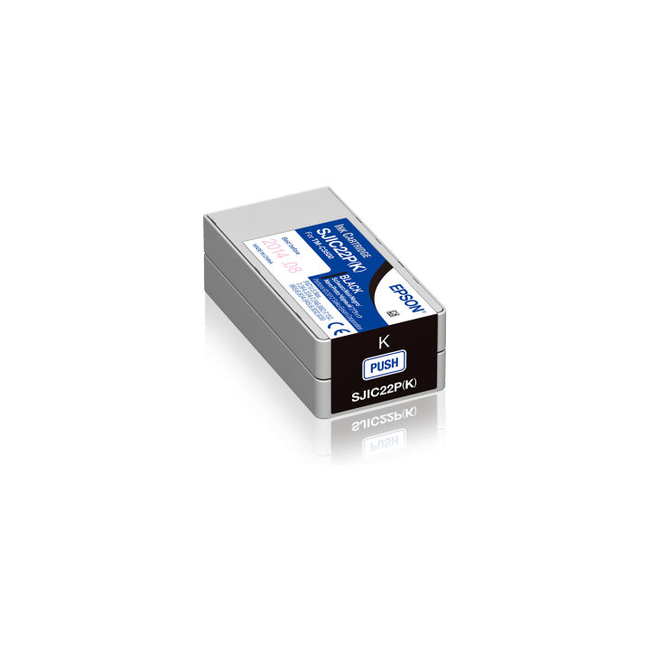 TUSZ ORYGINALNY EPSON SJIC22P C33S020601 CZARNY 32,6 ML