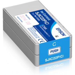 TUSZ ORYGINALNY EPSON SJIC22P C33S020602 CYAN 32,5 ML
