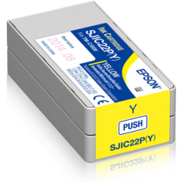 TUSZ ORYGINALNY EPSON SJIC22P C33S020604 YELLOW 32,5 ML