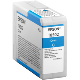 TUSZ ORYGINALNY EPSON T8502 C13T850200 CYAN 80 ML