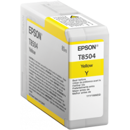 TUSZ ORYGINALNY EPSON T8504 C13T850400 YELLOW 80 ML