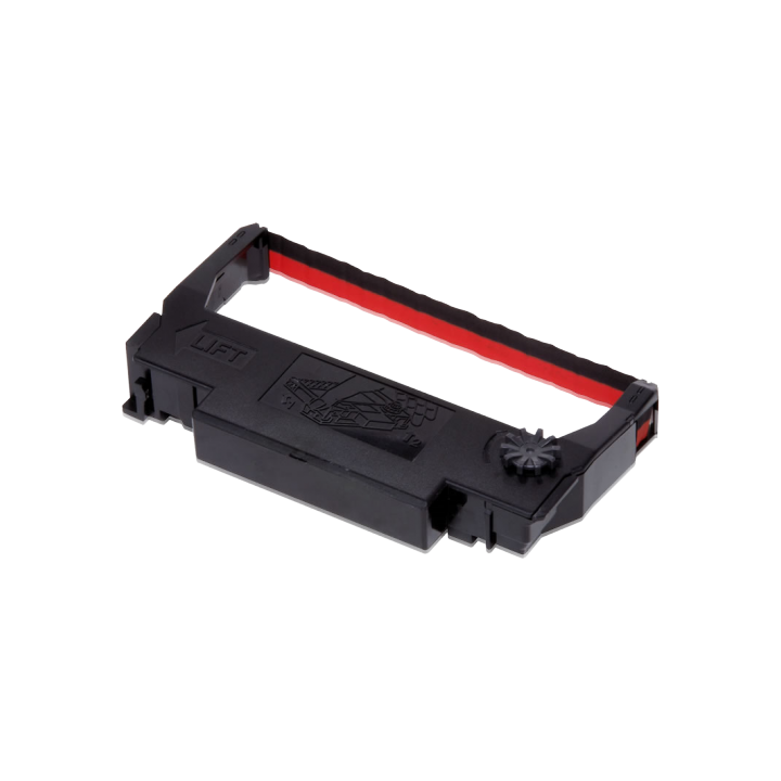 KASETA BARWIĄCA ORYGINALNA EPSON ERC38BR C43S015376 CZARNY-CZERWONY
