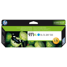 TUSZ ORYGINALNY HP971XL CN626AE CYAN 6600 STRON