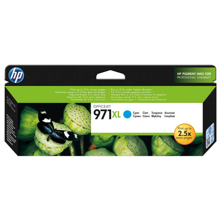 TUSZ ORYGINALNY HP971XL CN626AE CYAN 6600 STRON