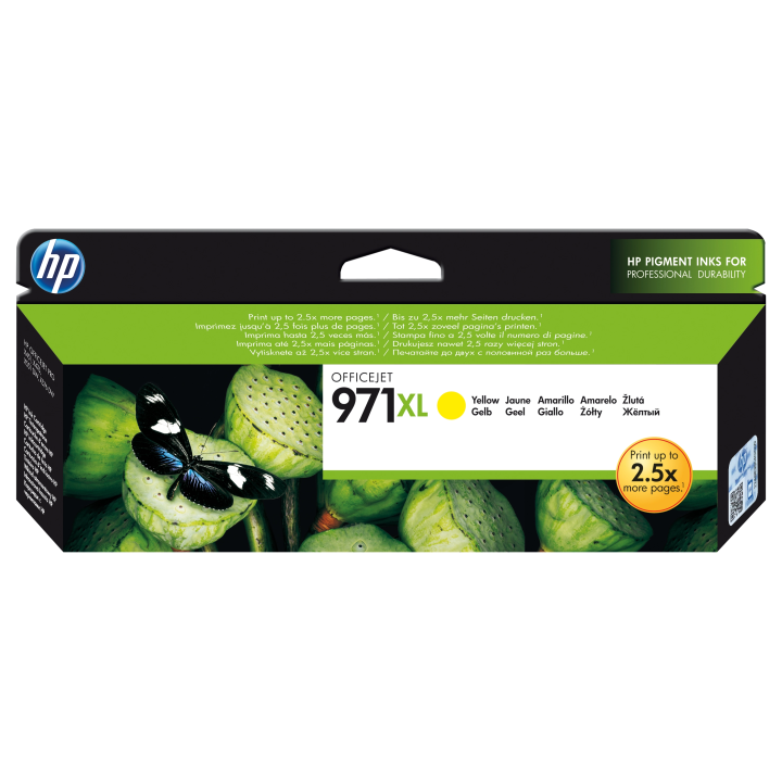 TUSZ ORYGINALNY HP971XL CN628AE YELLOW 6600 STRON