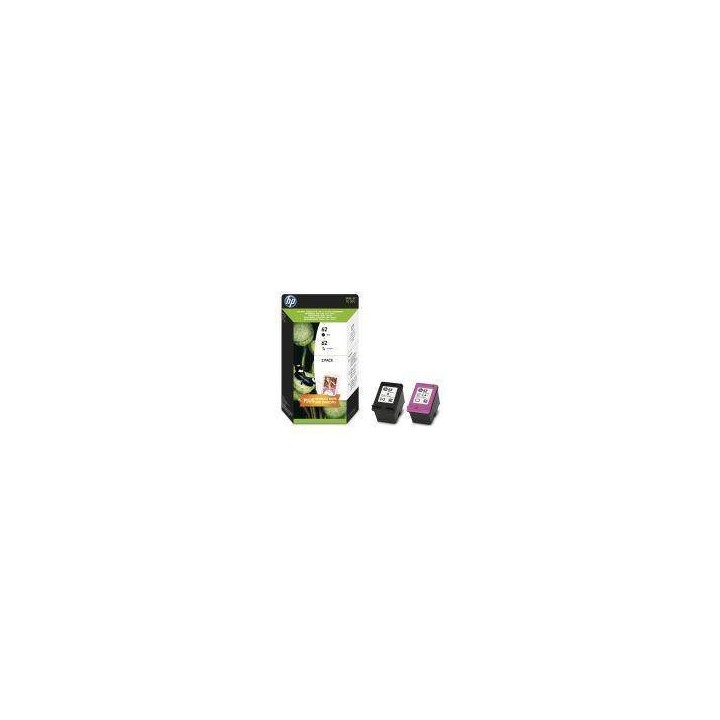 TUSZ ORYGINALNY HP62 N9J71AE CMY 200 STRON
