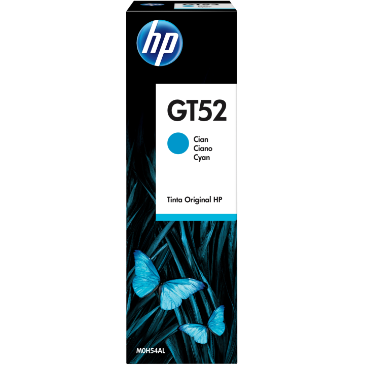 TUSZ ORYGINALNY HP GT52 M0H54AE CYAN 8000 STRON